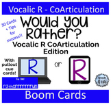Vocalic R - Coarticulation - Would You Rather - 30 Cue Car