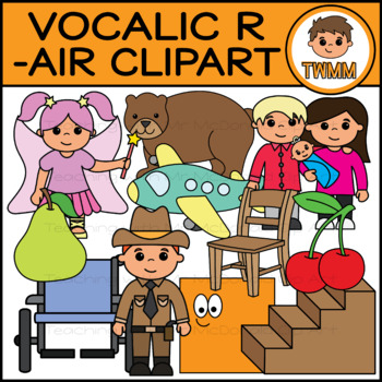 Preview of Vocalic R Controlled Vowels l -AIR Sounds l Bossy R Articulation l TWMM