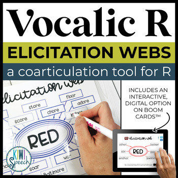Preview of Vocalic R Elicitation Webs - Coarticulation for Vocalic R (+ digital option)