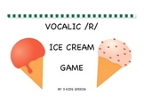 Vocalic /R/ Ice Cream Game