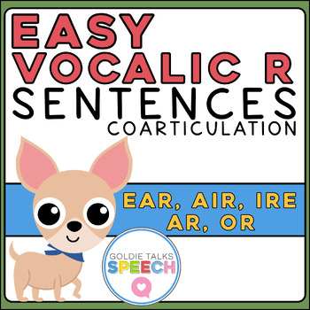 Preview of Vocalic R Sentences | Speech Therapy | Ear,Air, Ire, Ar, Or, Er