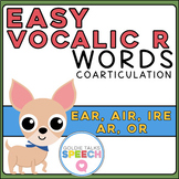 Vocalic R Word Lists | Speech Therapy | Ear, Air, Ire, Or, Ar, Er
