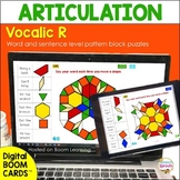 Vocalic R Articulation BOOM Cards™ Speech Therapy Activity