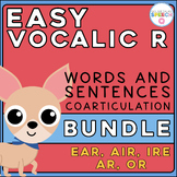 Vocalic R Words and Sentence Bundle | Speech-Language Therapy