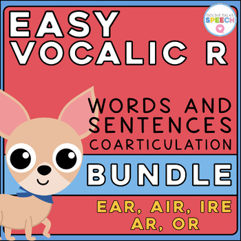 Preview of Vocalic R Words and Sentence Bundle | Speech-Language Therapy