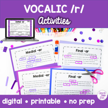 Preview of Vocalic /r/ Articulation Activities