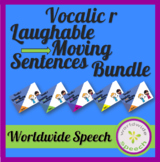 Vocalic r Laughable Moving Sentences Bundle; Articulation, ELA, Phonics