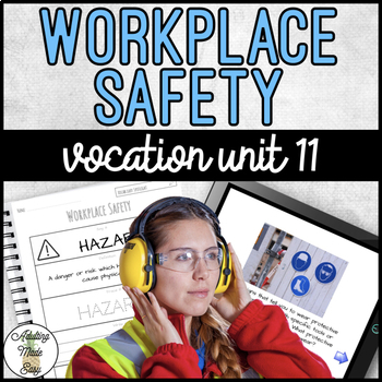 Preview of Vocation Unit 11 Bundle - Workplace Safety