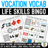 Vocation Vocabulary BINGO Game