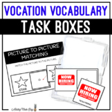 Vocation Vocabulary Task Boxes - Picture to Picture