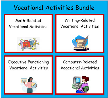 Preview of Vocational Activities Bundle