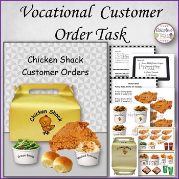 Vocational Customer Order Task - Verbal and Nonverbal Version (Adaptive Tasks)