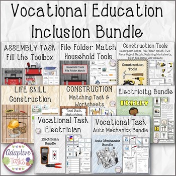 Preview of Vocational Education Inclusion Bundle