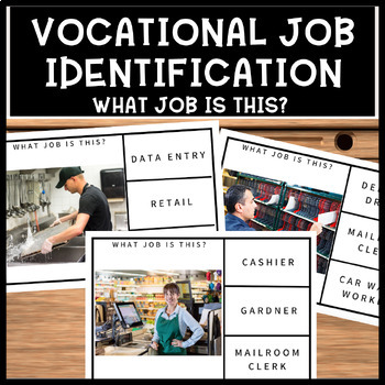Preview of Vocational Job Identification Task Cards for Special Education