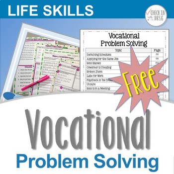 Preview of Vocational Problem Solving