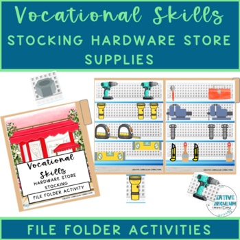 Preview of Vocational Skills Hardware Store Supplies Stocking Merchandise File Folders