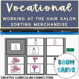 Vocational Task Hair Salon Worker Vocational Skills Sortin