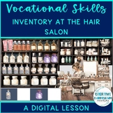 Vocational Task Working At The Salon Taking Inventory Digi