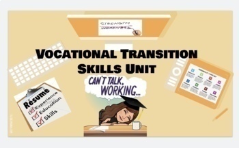 Preview of Transition Vocational & Career Skills Unit