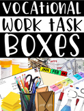 Vocational Work Task Boxes {students w/special needs}