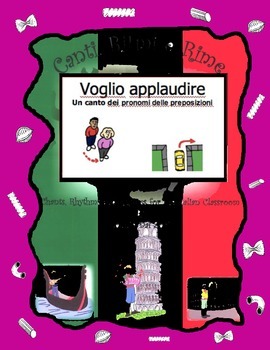 Preview of Italian Prepositions of Place (Voglio Applaudire) with Rap-like Chant and MP3
