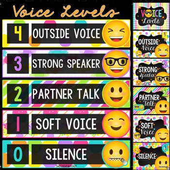 Preview of Voice Level  Chart Emoji Theme