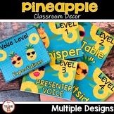 Pineapple Theme Classroom Decor Voice Level Chart