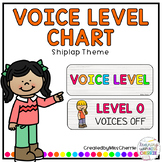 Voice Level Chart (Shiplap Theme) EDITABLE