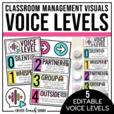 Voice Level Display | Editable Voice Level Cards | Classro