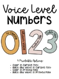 Voice Level Numbers
