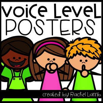 Voice Level Posters Editable By Rachel Lamb The Tattooed Teacher