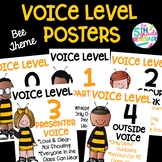 Voice Level Posters Bumblebee Bee Theme Class Management