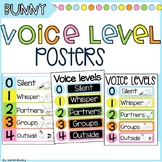 Voice Level Posters | Class Decor | Bunny