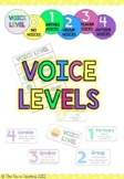 Voice Level Posters / Colorful Theme - Back to School