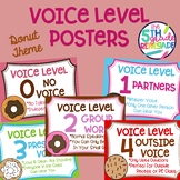 Voice Level Posters Donut Doughnut Theme Class Management