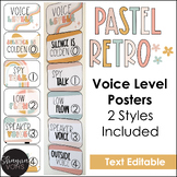 Voice Level Posters - Editable Voice Level Chart - Tropica