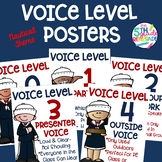 Voice Level Posters Nautical Theme Class Management