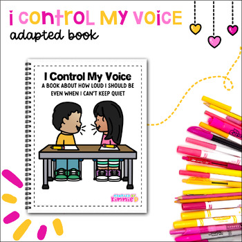 Preview of Voice Levels Social Story for Special Education Adaptive Volume Adapted Book