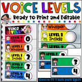 Voice Levels Chart | Ready to Print and Editable | Primary
