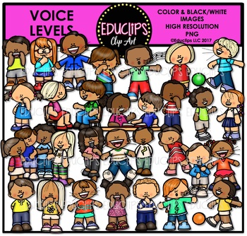 Voice Level Clipart Worksheets Teaching Resources Tpt