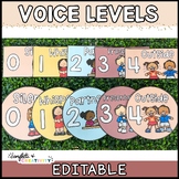 Voice Levels | Voice Level Chart | Modern Neutral Classroom