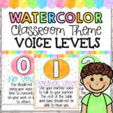 Voice Levels (Watercolor Classroom Theme)