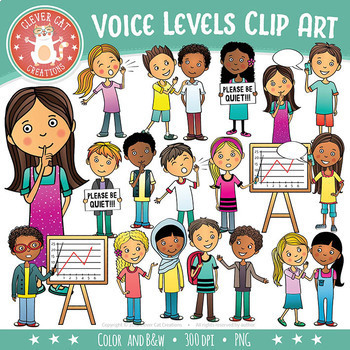 Voice Level Clip Art Worksheets Teachers Pay Teachers