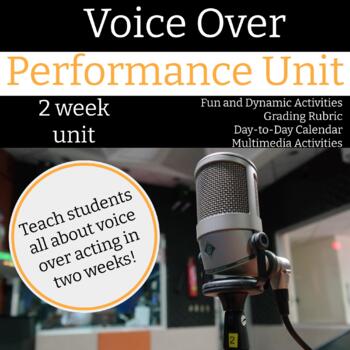 Preview of Voice Over Acting Unit - 2 Full Weeks of activities, worksheets, and more!