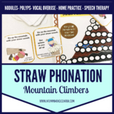 Voice Therapy Straw Phonation Mountain Climbers for Speech