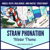 Voice Therapy Winter Straw Phonation for Speech Therapy
