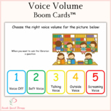 Voice Volume - Boom Cards™ Speech Therapy Distance Learning