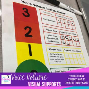 Preview of Voice Volume Visuals For Students With Autism