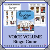 Voice Volume Vocabulary BINGO GAME - Fun Activity - Tone o