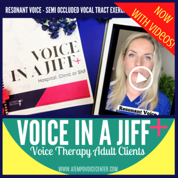 Preview of Voice in Jiff + Rehabilitation for Adult Clients Speech Therapy